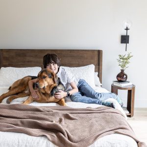 Luna Wood Tool-Free Queen Bed - Coffee_3 (1)