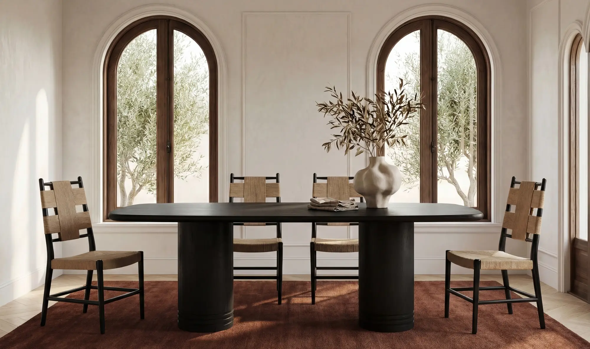 Daphne Dining Table Large Black - Image 2