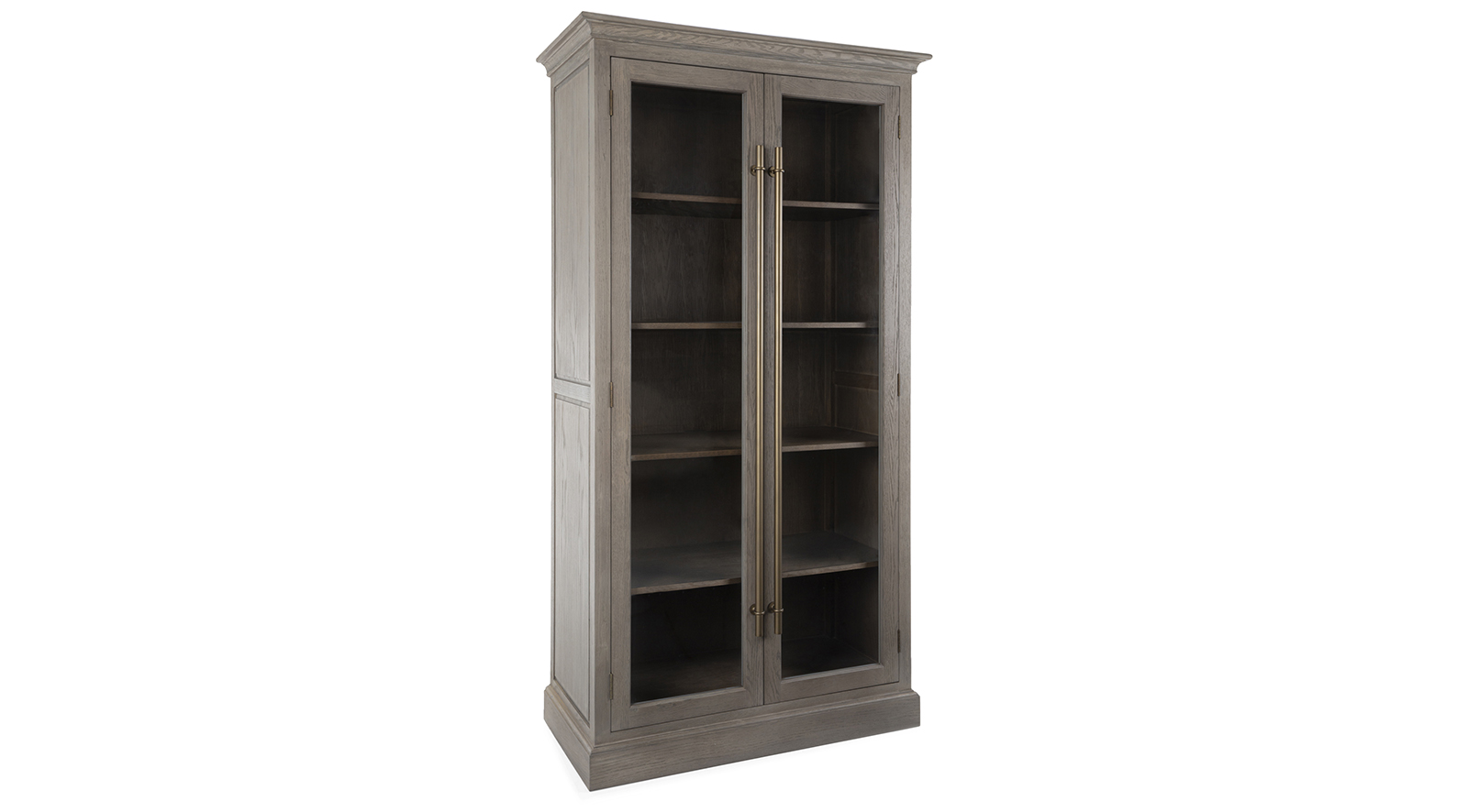 Chloe Tall Cabinet- Washed Grey - Image 4