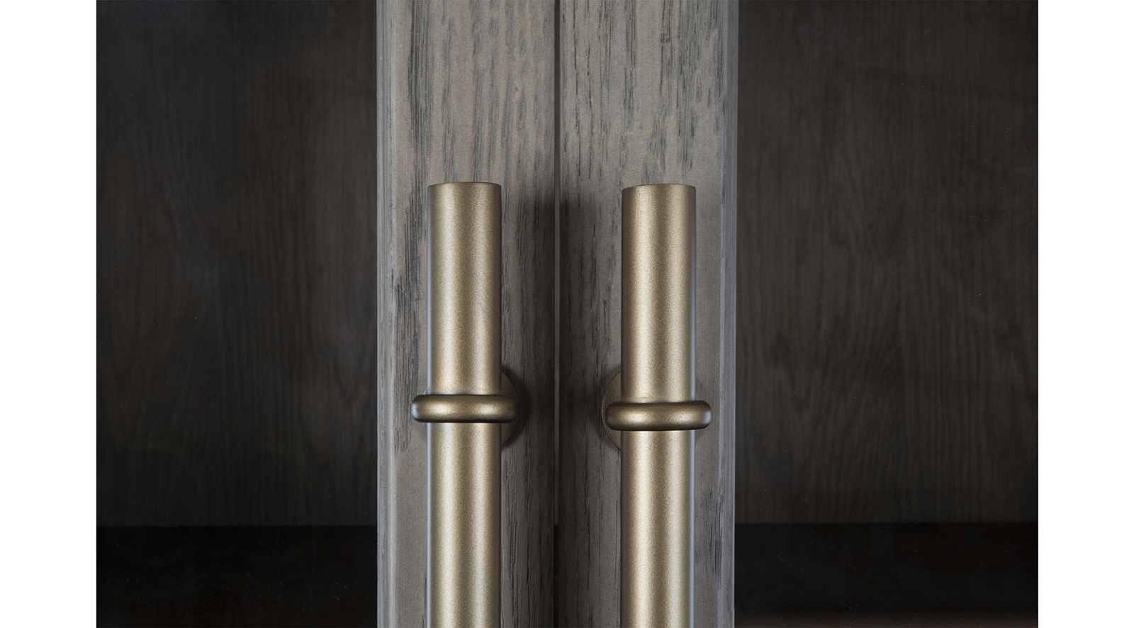 Chloe Tall Cabinet- Washed Grey - Image 3