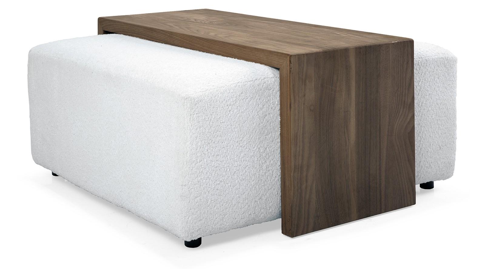 City Ottoman and Accent table