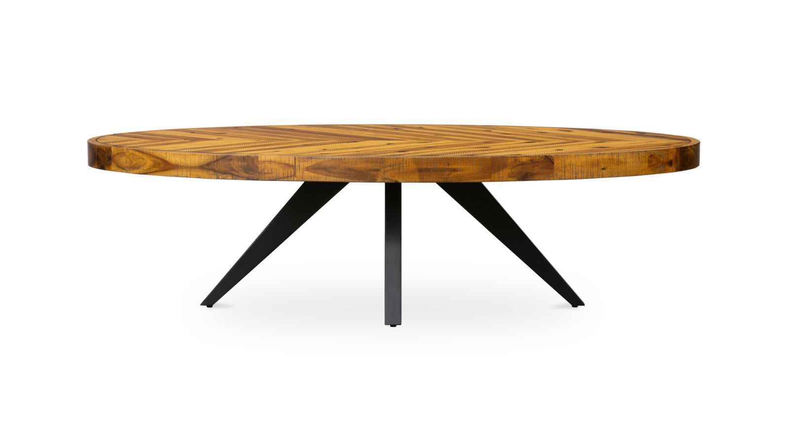 Parq Oval Coffee Table Amber - Image 2