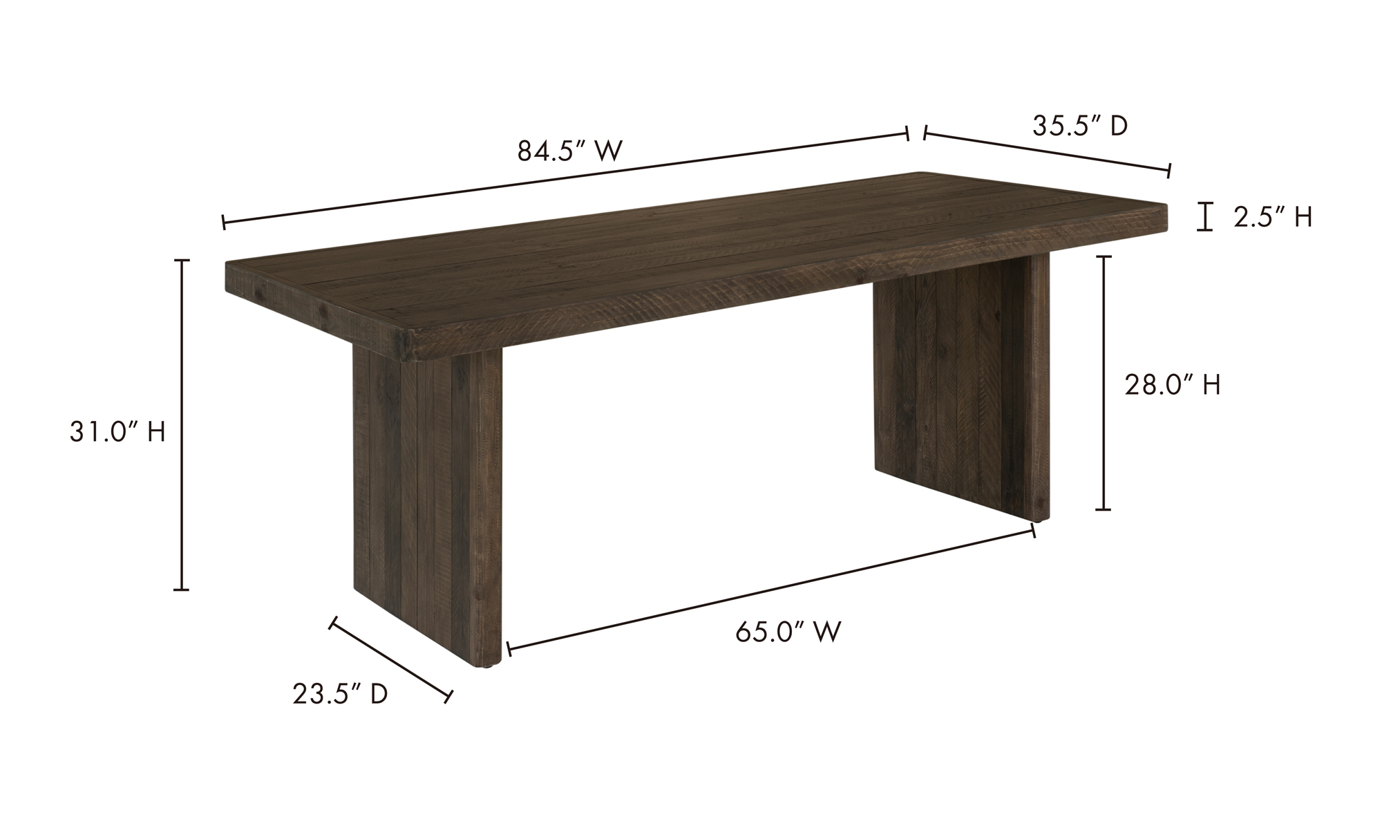 Monterey Dining Table - Image 3