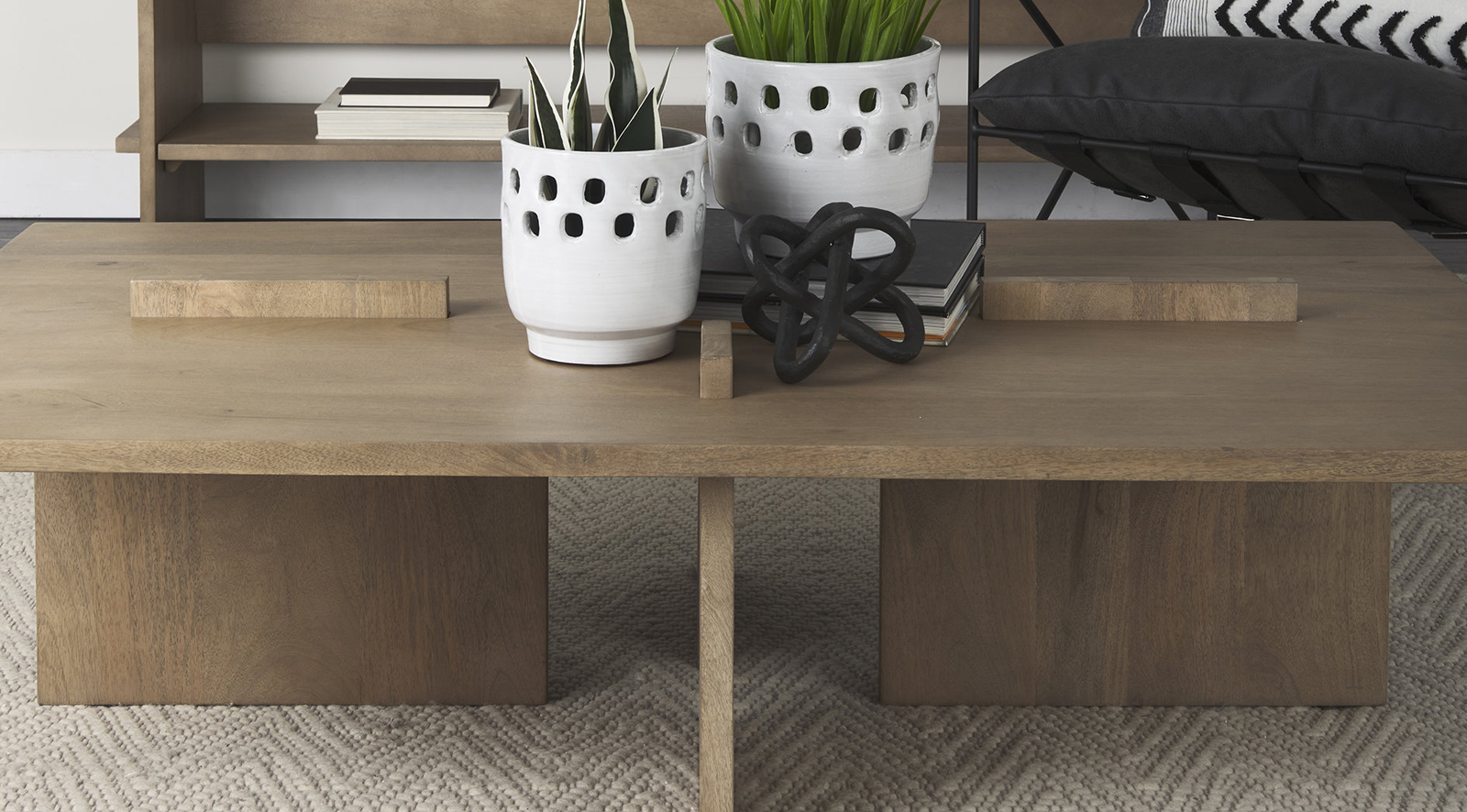 Aida Rectangular - Light Brown - Image 5