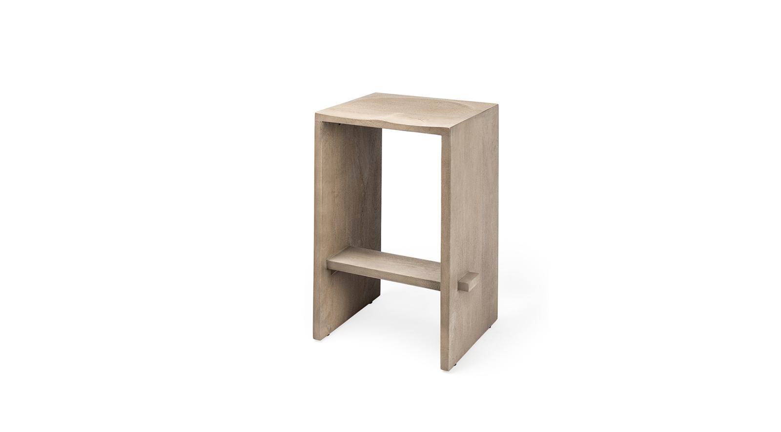 Aida Counter Stool- Light Gray