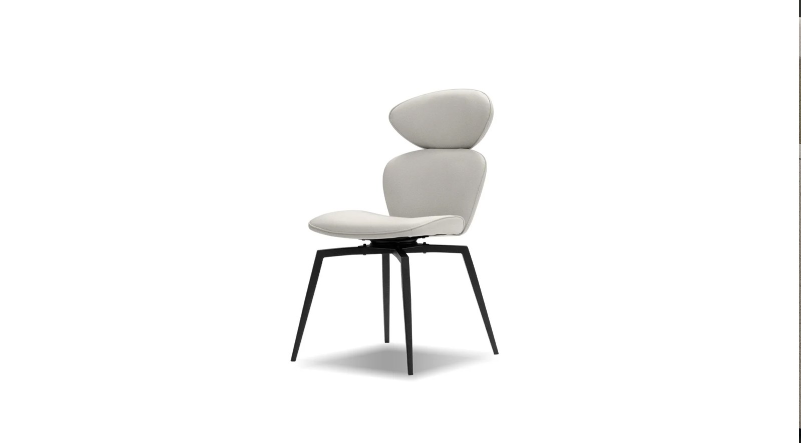 Antler Swivel Dining Chair Taupe