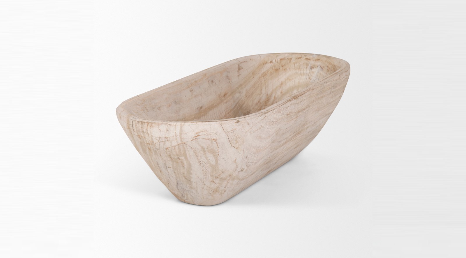 Athena Wooden Bowl Light Wash - Image 4