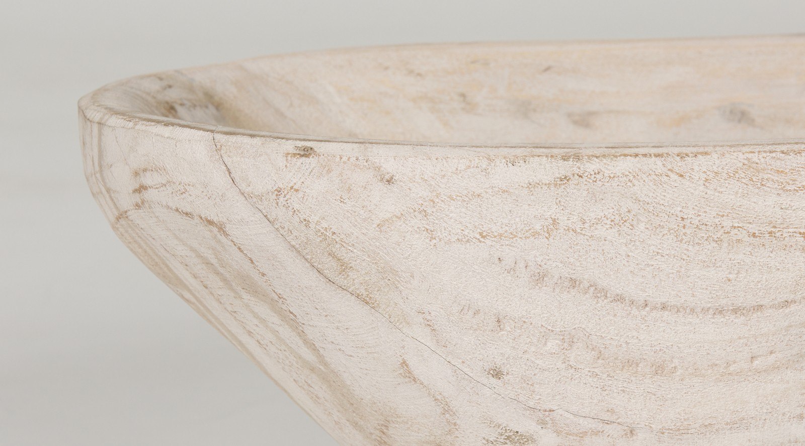 Athena Wooden Bowl Light Wash - Image 8