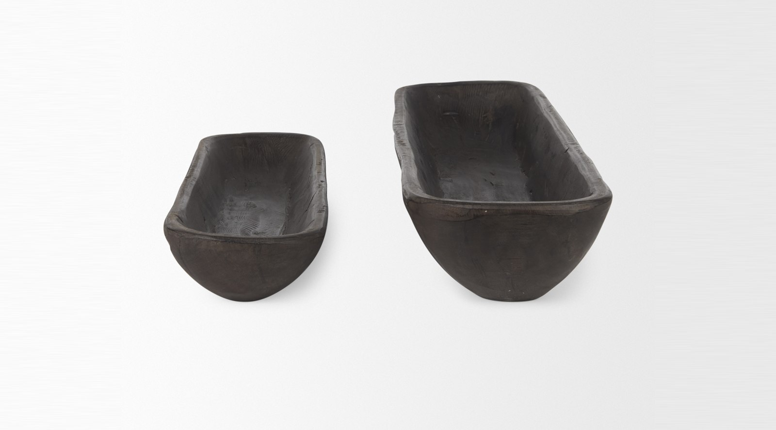 Athena Wooden Trays S/2 Black - Image 3