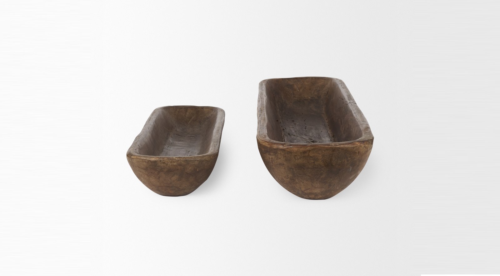Athena Wooden Trays S/2 Brown - Image 4