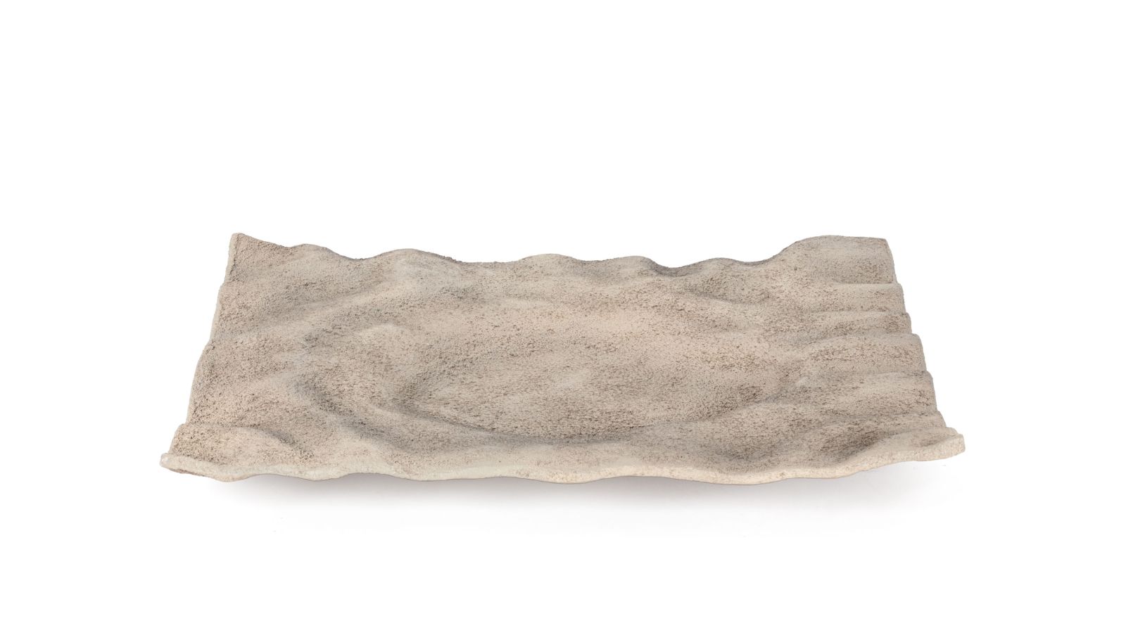 Azalea Metal Tray- Large Mud - Image 2