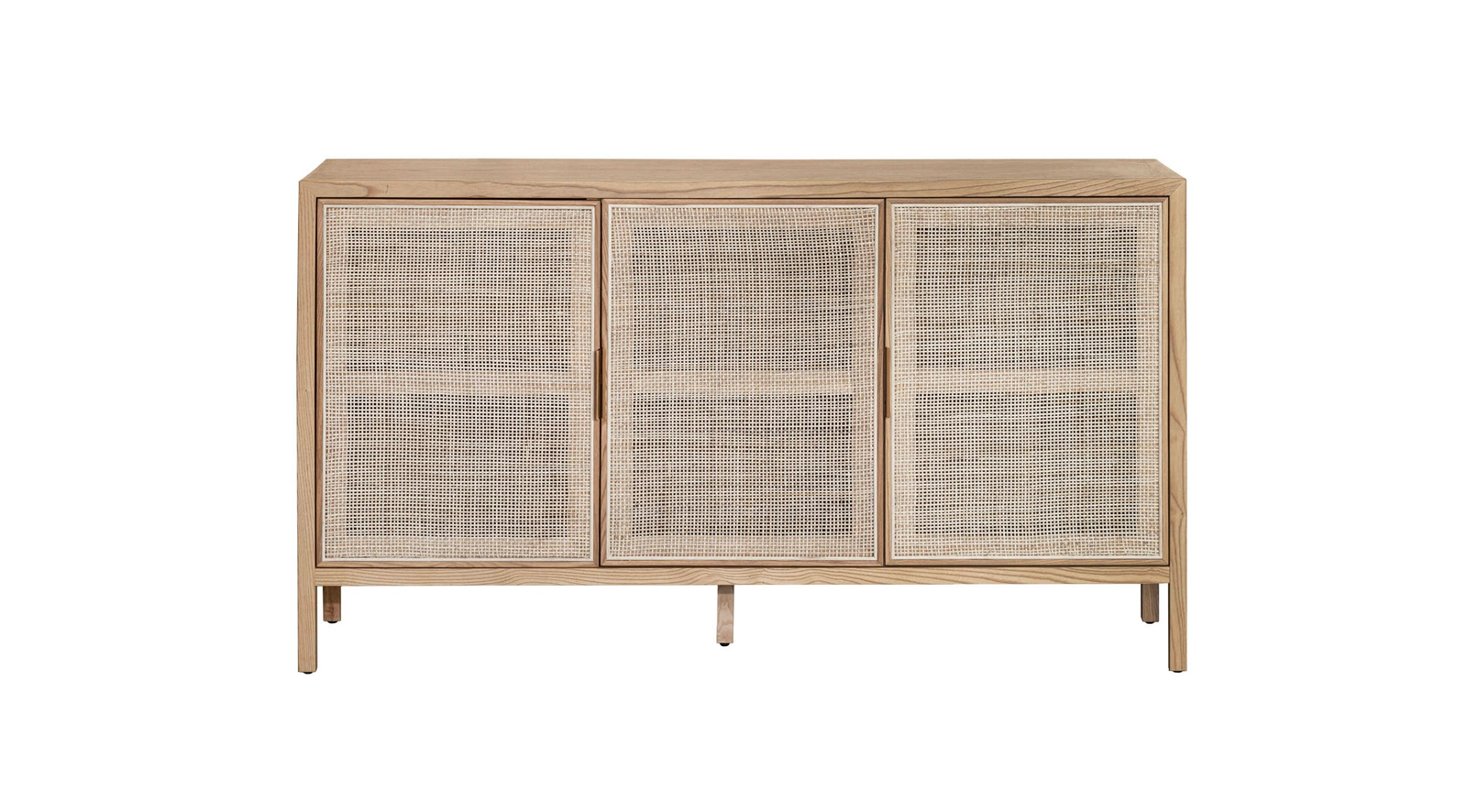 Rattan 3 Door Sideboard Natural - Image 3