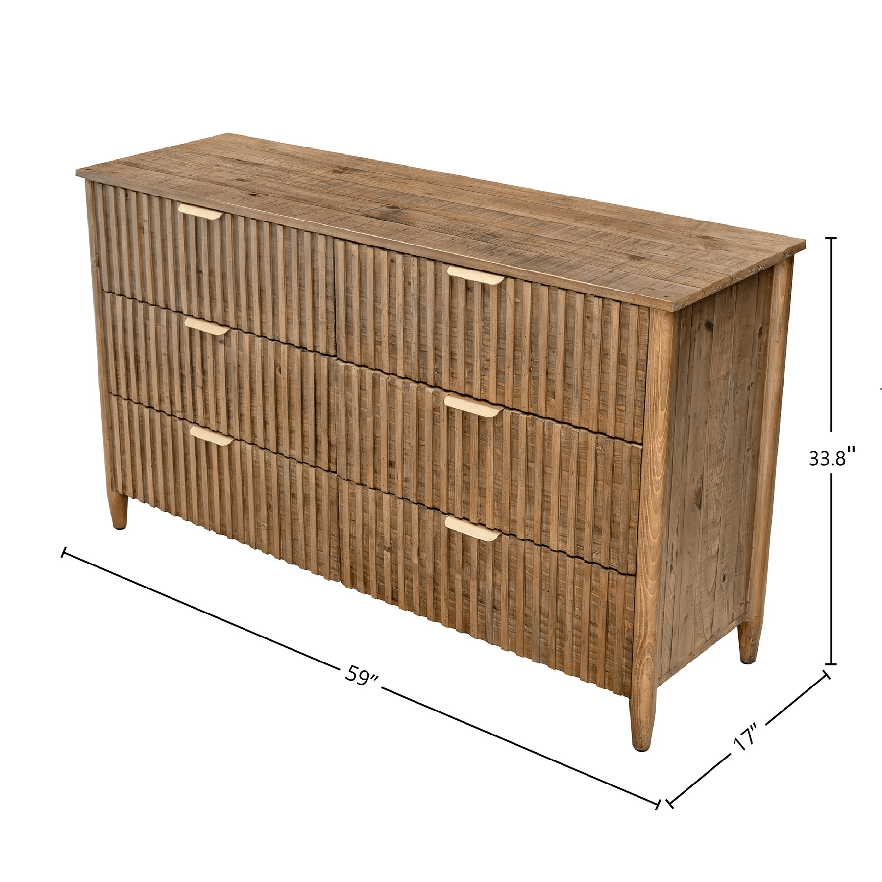 Brittany 6 Drawer dresser - Image 9