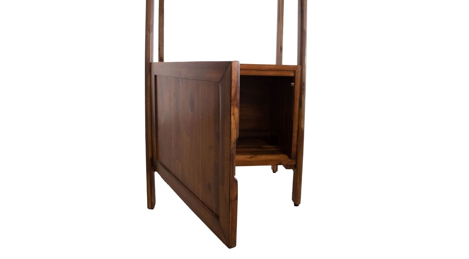 Brunette 1 Door Bookcase - Image 7