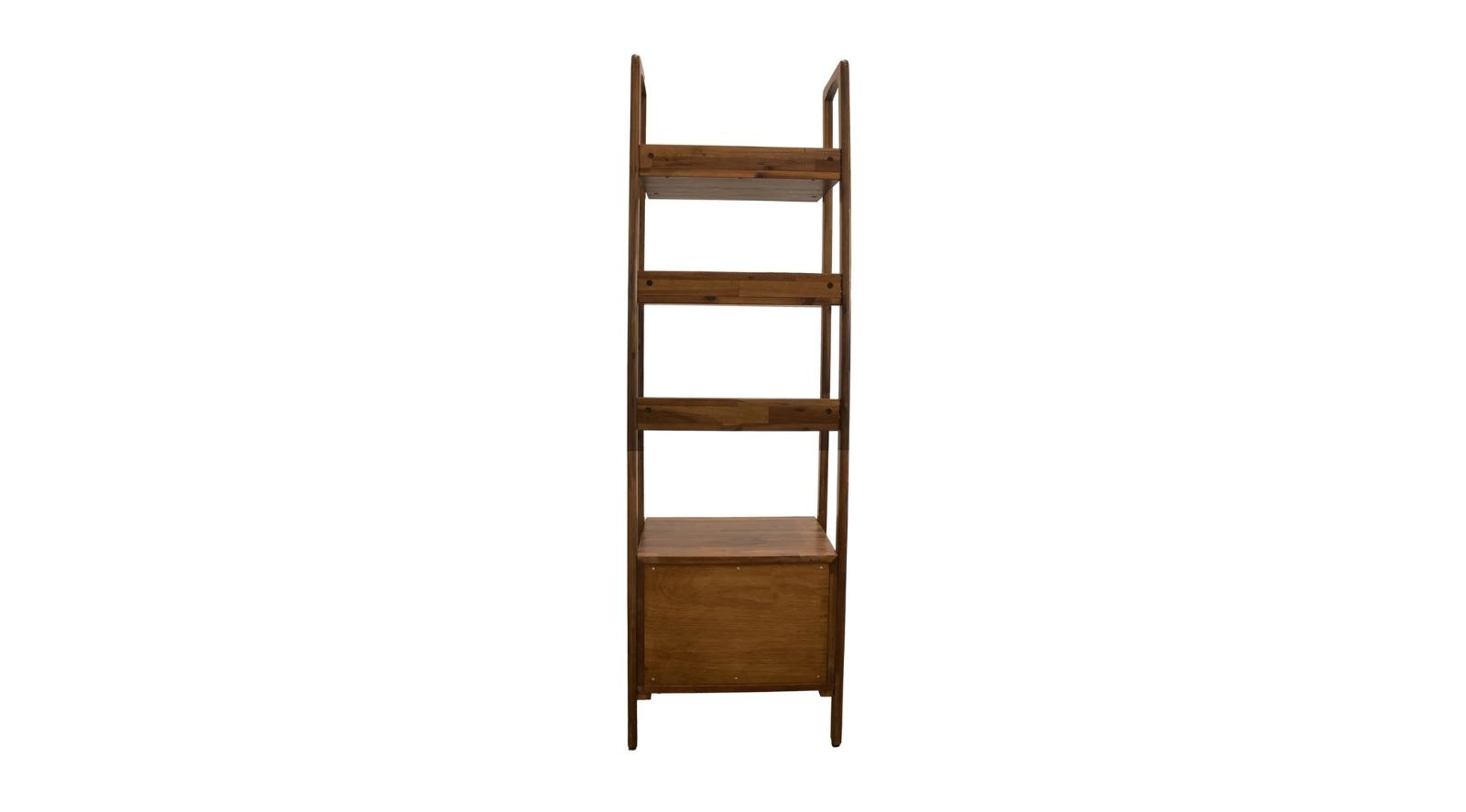 Brunette 1 Door Bookcase - Image 3