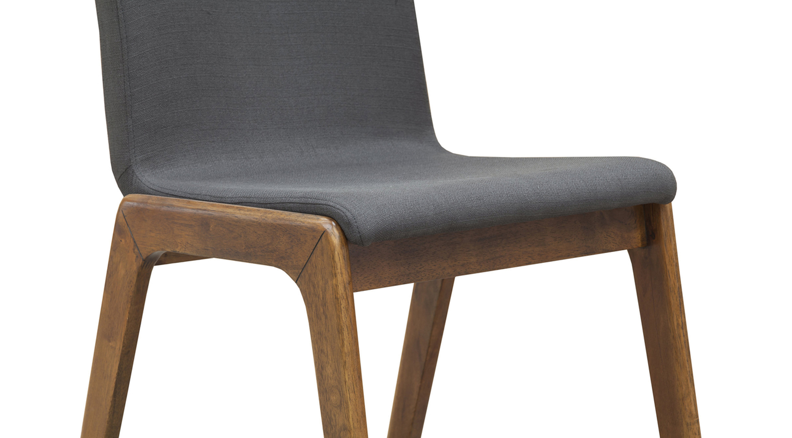 Brunette Dining Chair - Grey Fabric - Image 5