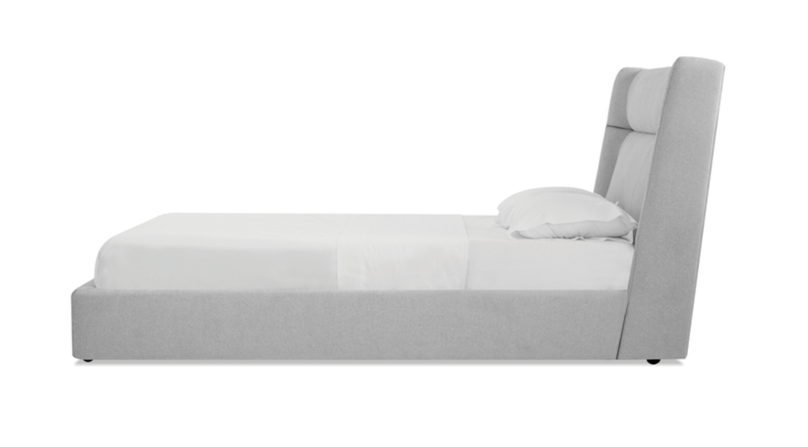 Retreat Storage Bed Heather Grey Chenille - Image 3