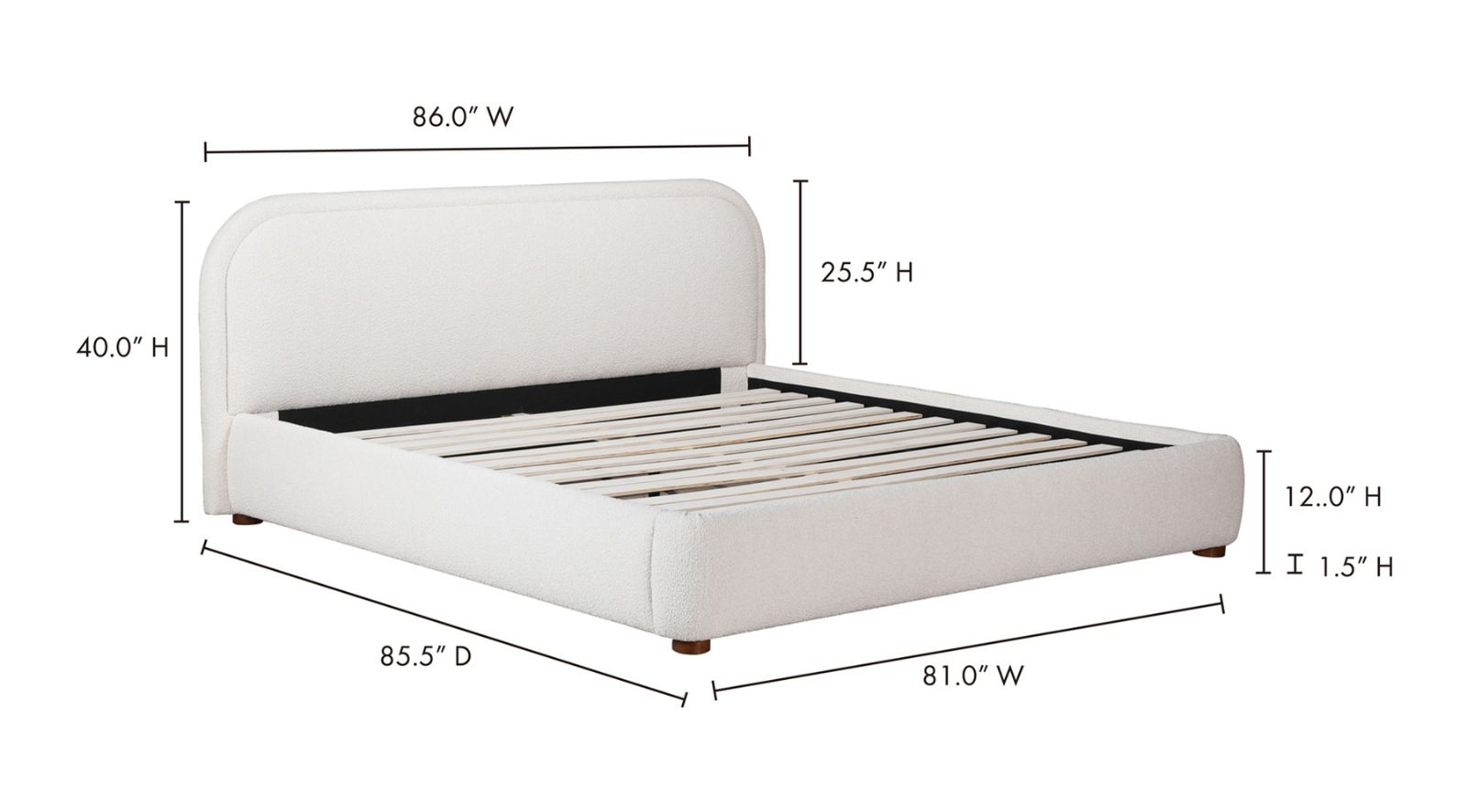 COLIN KING BED- OATMEAL - Image 14