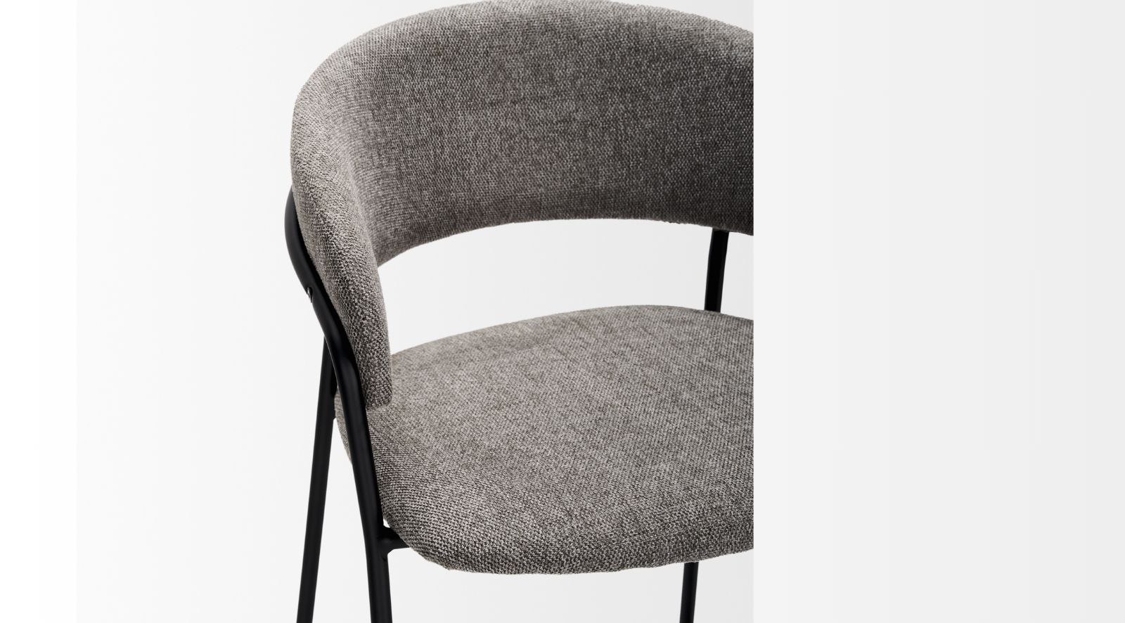 Carolyn Bar Stool- Gray - Image 5