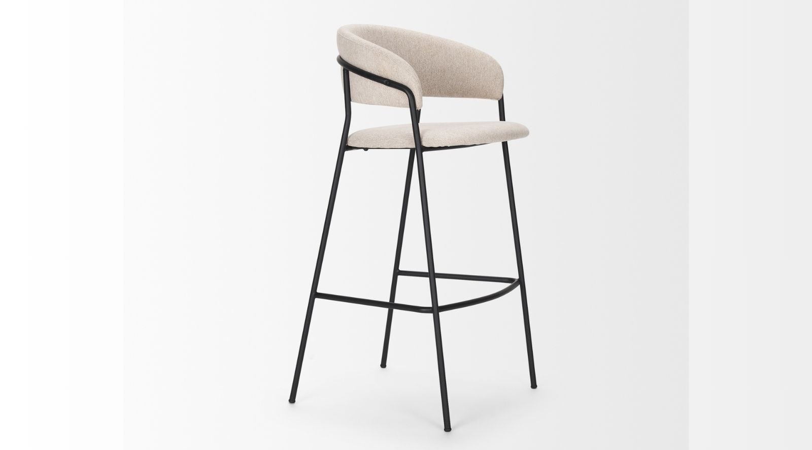 Carolyn Bar Stool- Oatmeal - Image 3