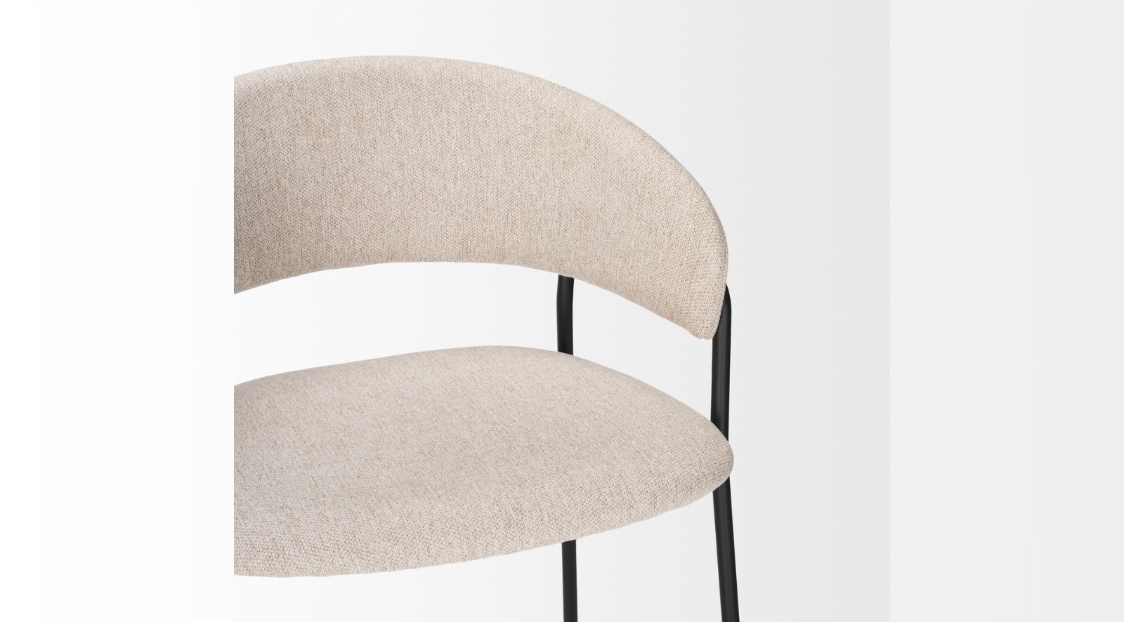 Carolyn Bar Stool- Oatmeal - Image 7