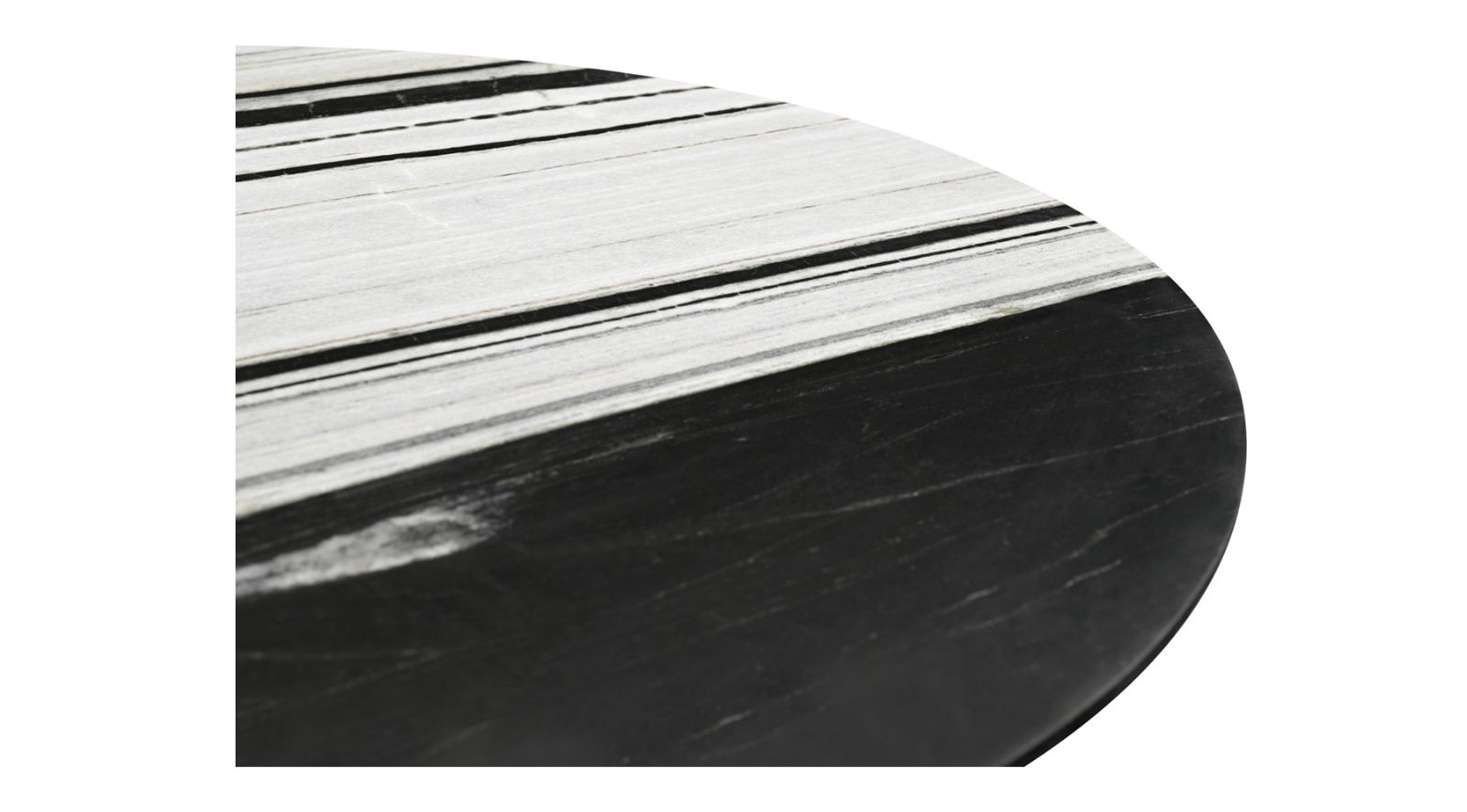 Celia Oval Dining Table- Panda Marble - Image 10