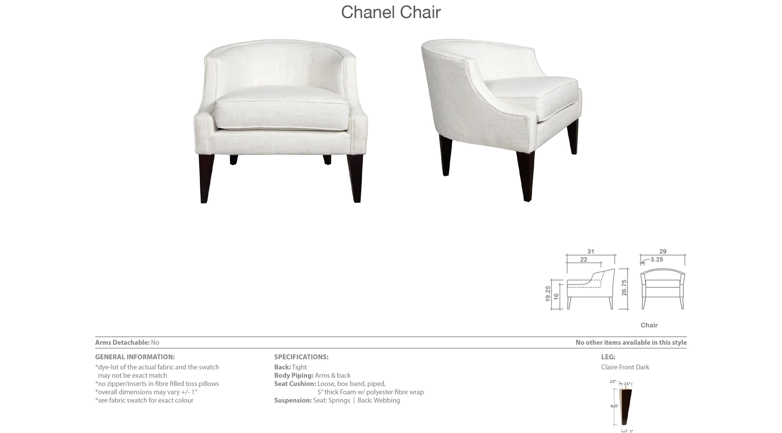 Chanel Chair - Image 4
