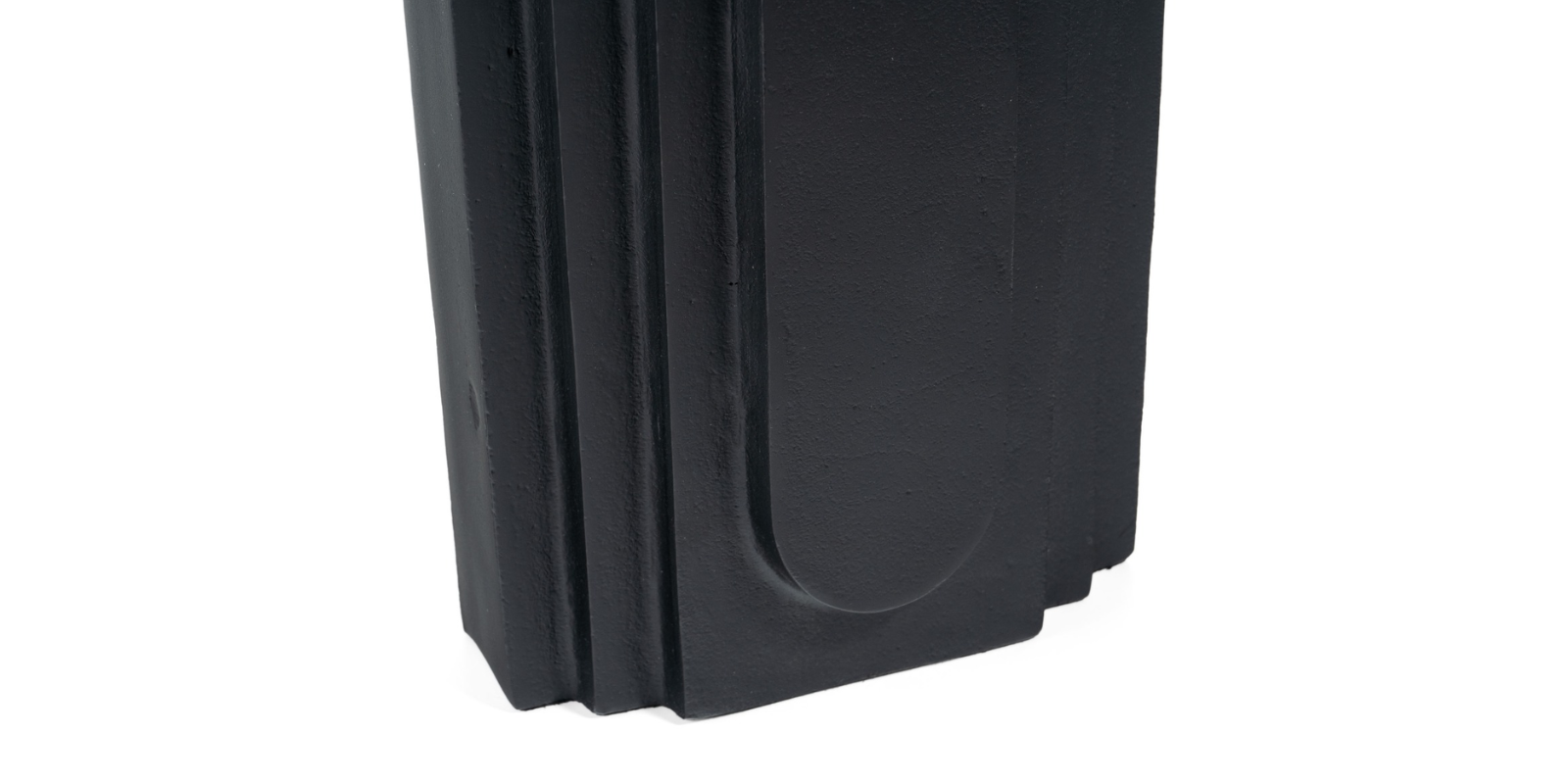 Clarence Metal Vase, Large Black - Image 6
