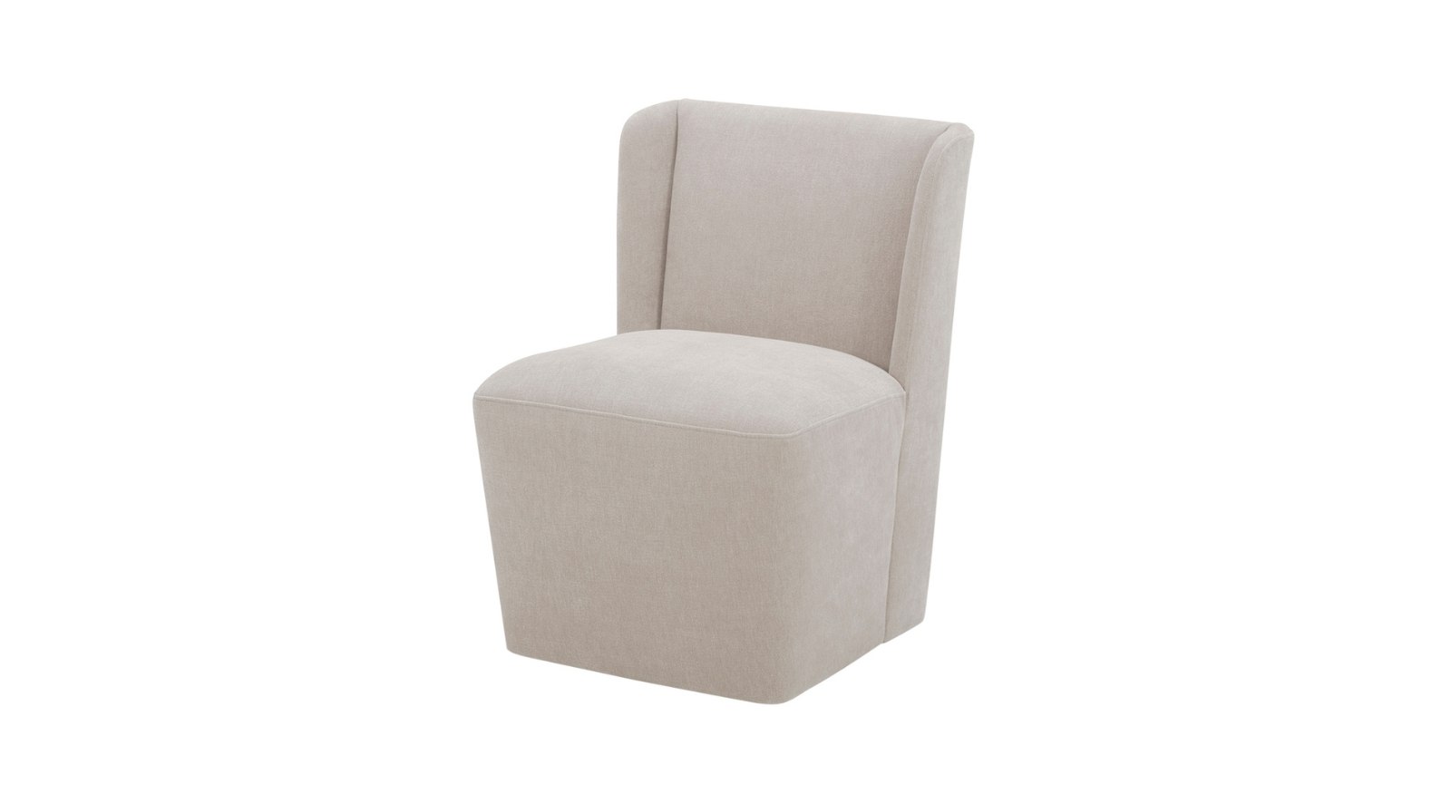 Cormac Rolling Dining Chair- Warm Sand