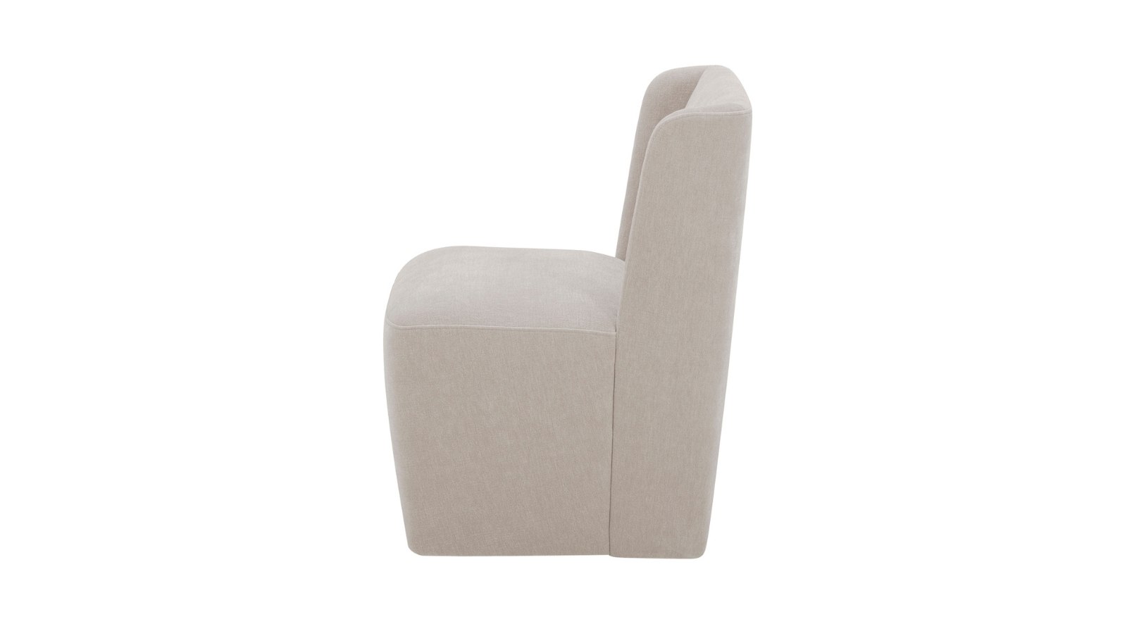 Cormac Rolling Dining Chair- Warm Sand - Image 2