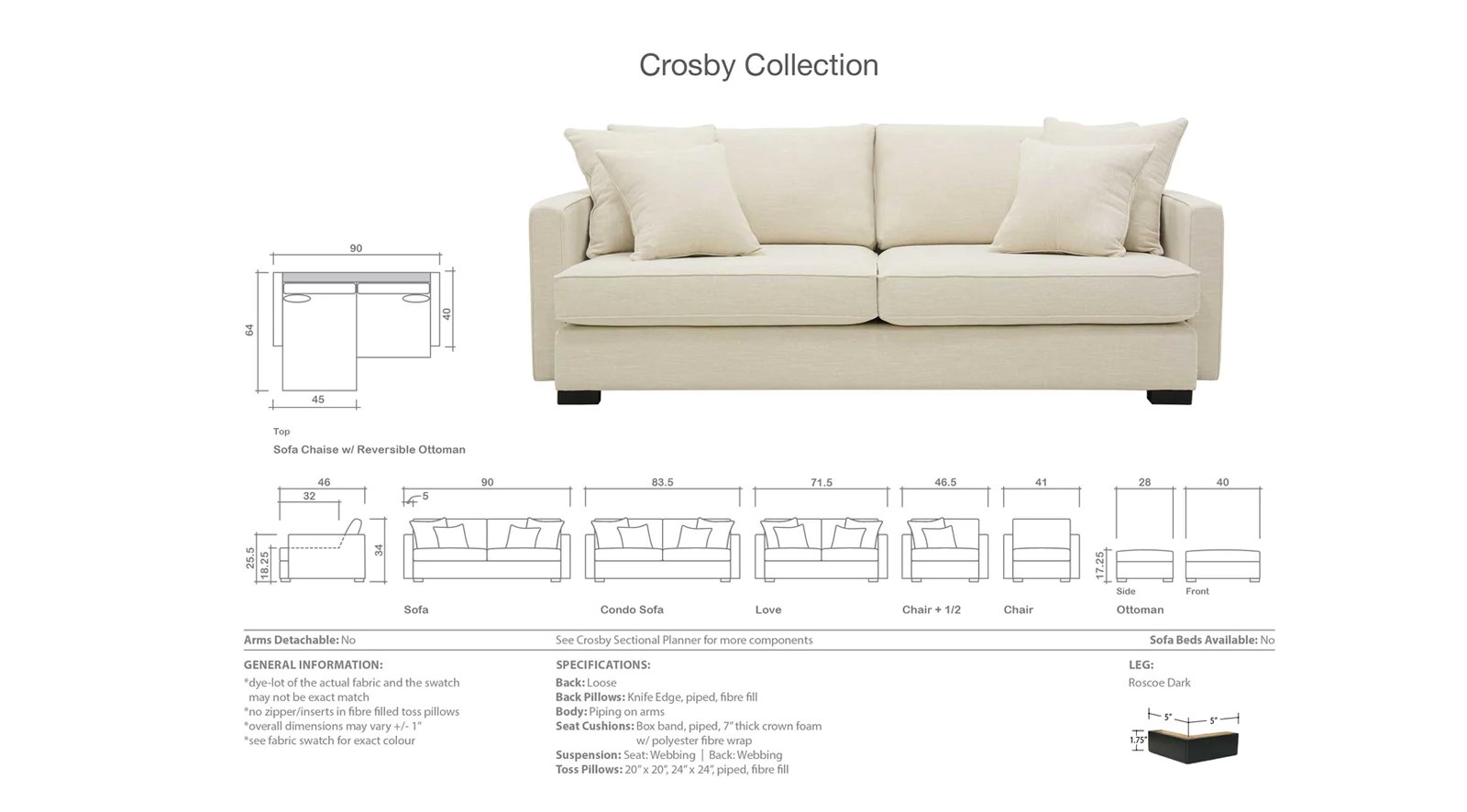 Crosby Sofa - Image 5