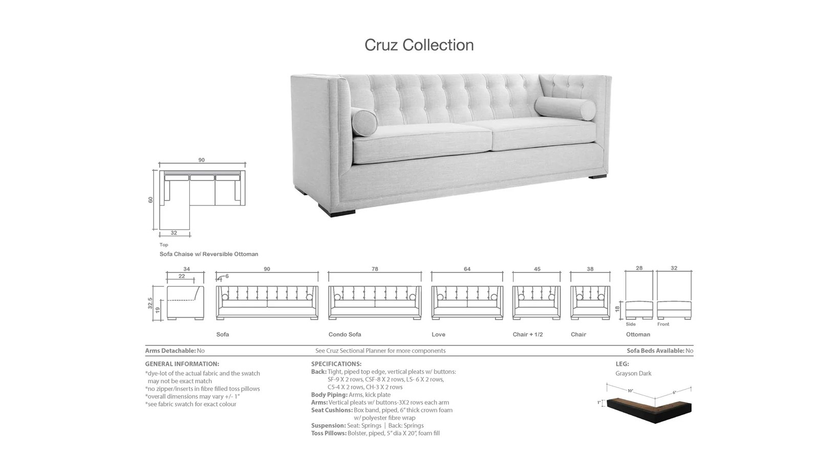 Cruz Sofa - Image 4