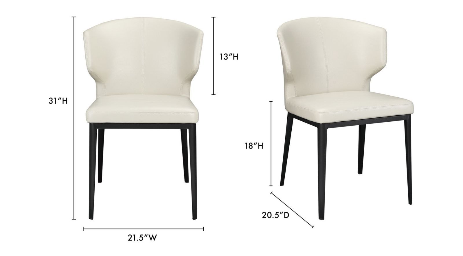 Delaney Dining Chair-Beige - Image 6