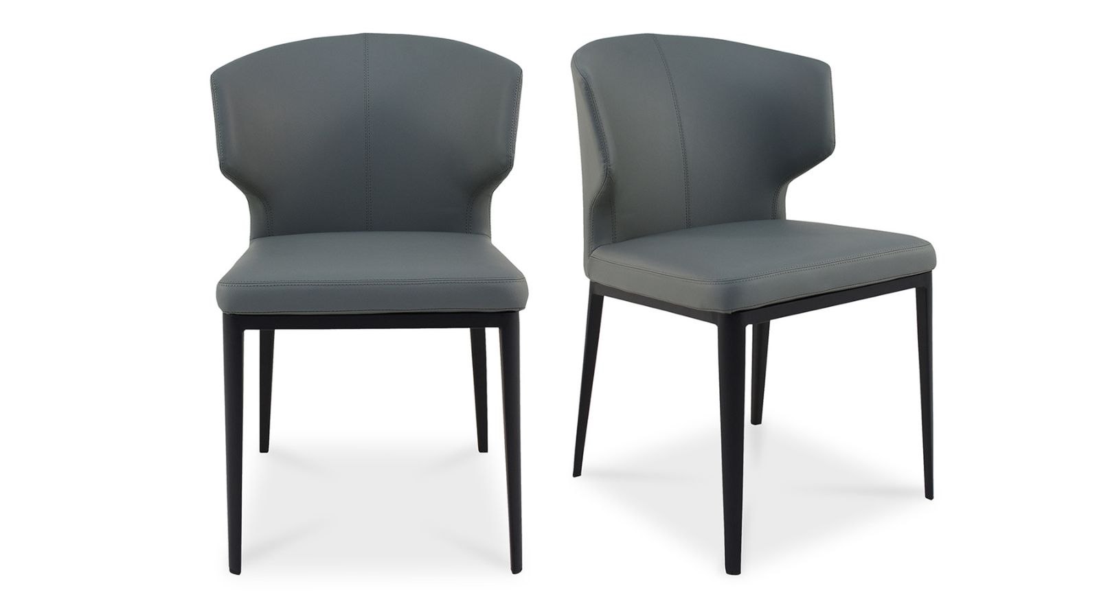 Delaney Dining Chair-Grey - Image 3