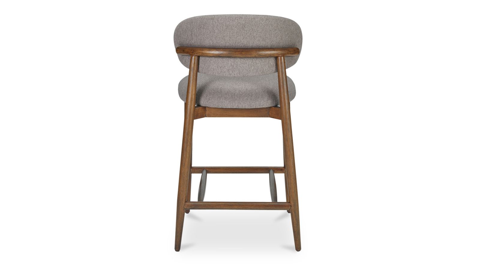 ELLIE COUNTER STOOL PERFORMANCE FABRIC-LIGHT BROWN - Image 3