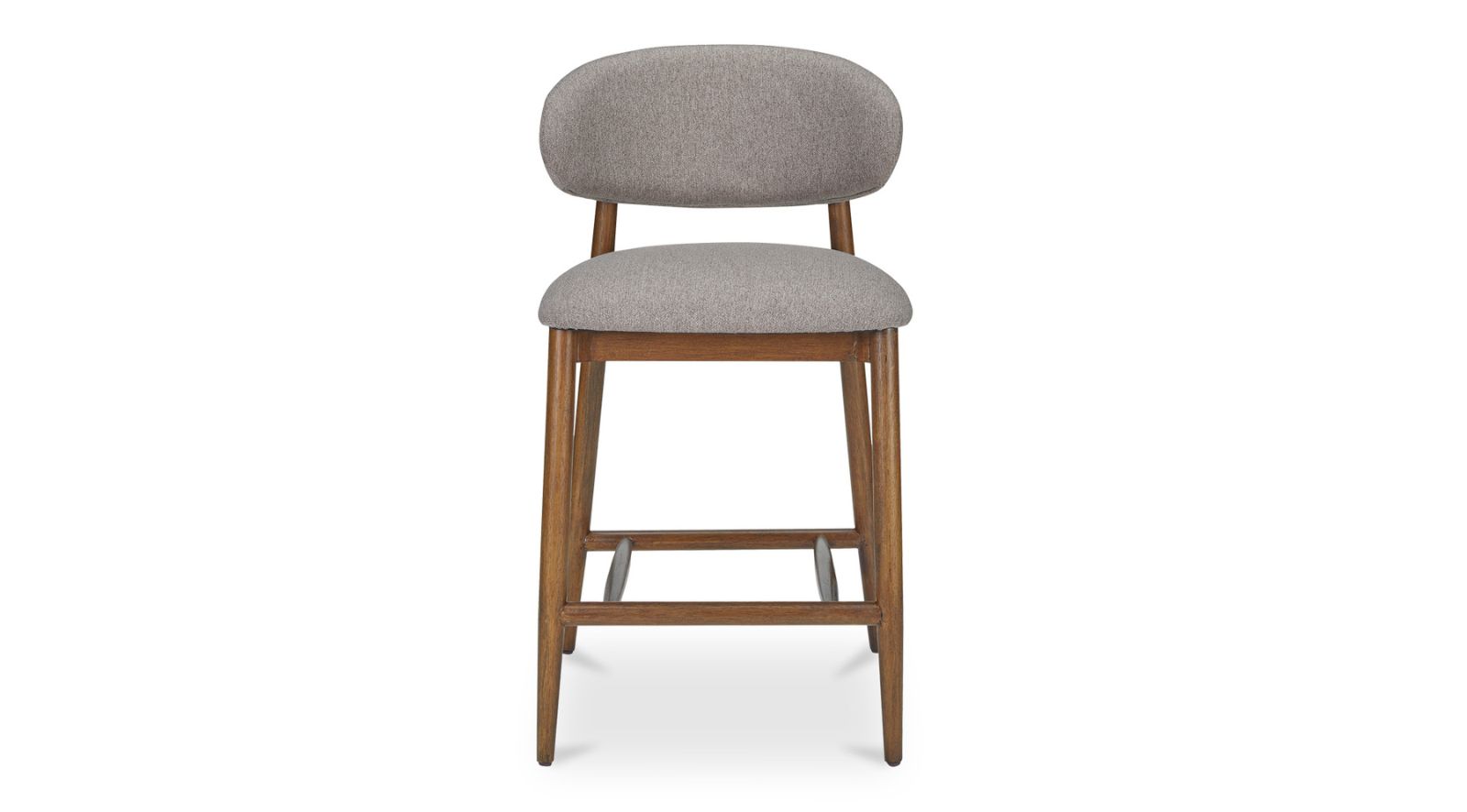ELLIE COUNTER STOOL PERFORMANCE FABRIC-LIGHT BROWN - Image 2