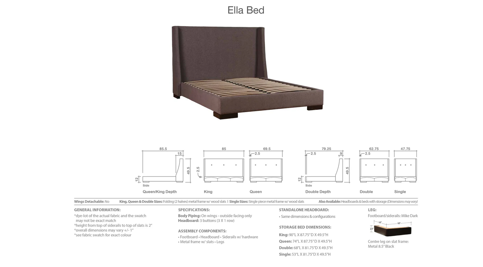 Ella Bed - Image 6