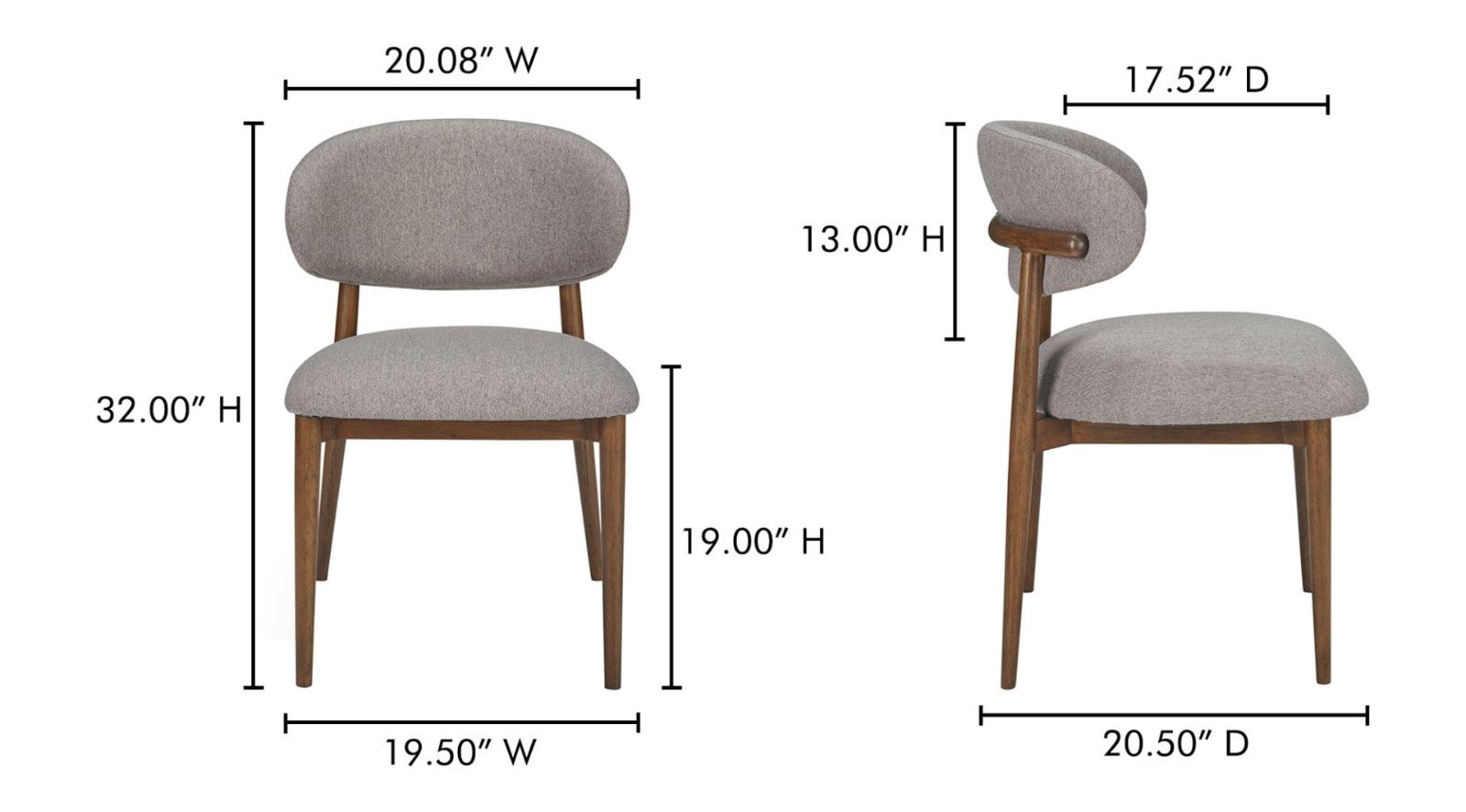 Ellie Dining Chair-Light Brown - Image 3