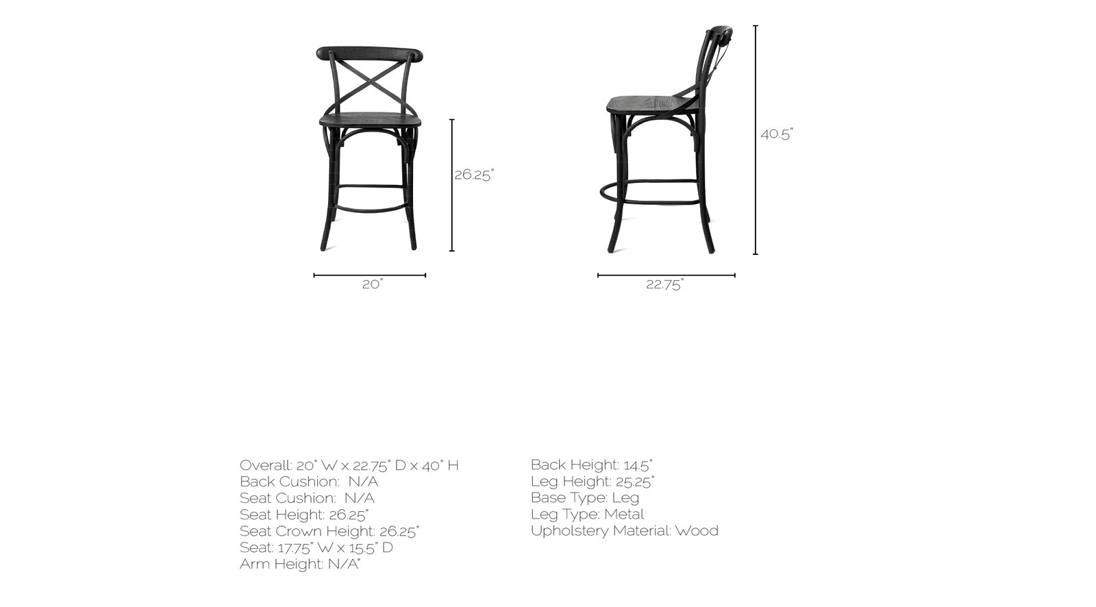 Etienne Counter Stool - Image 15