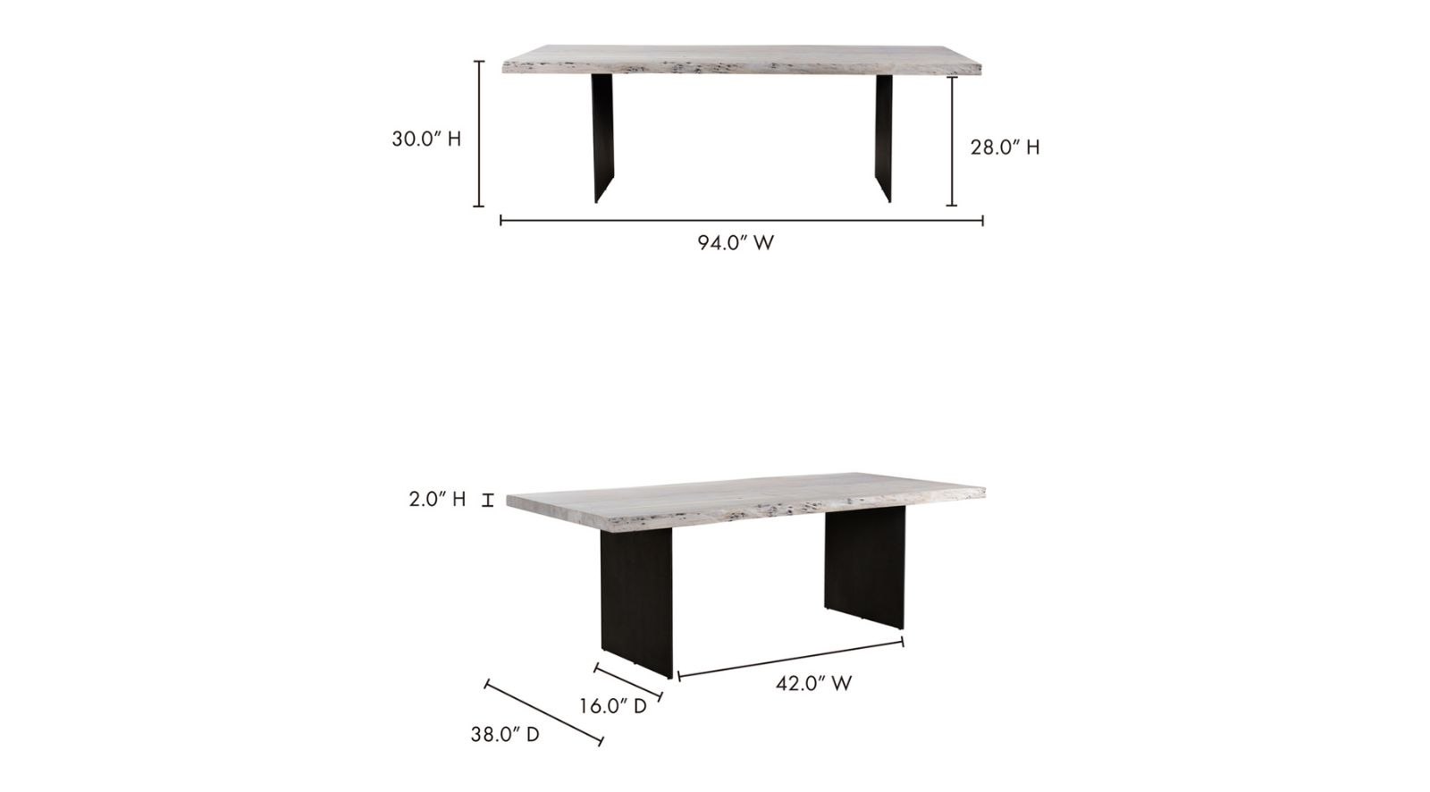 Evans Dining Table - Image 11