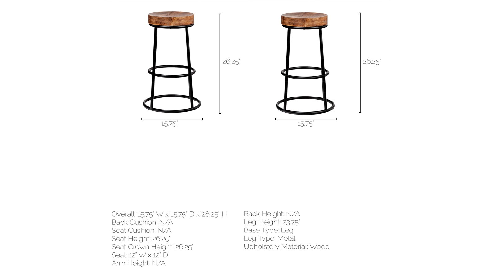 Flynn Counter Stool - Image 4