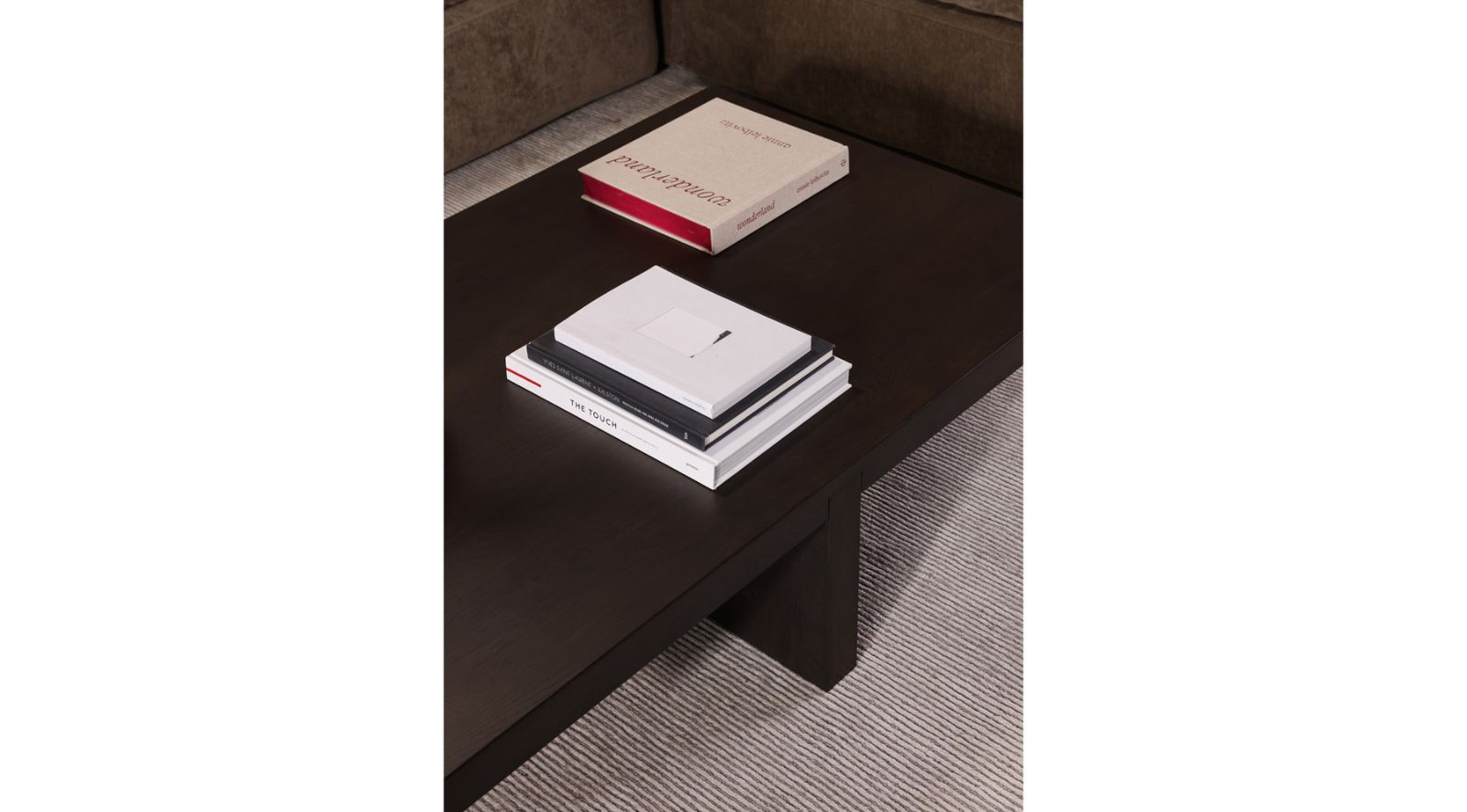 Folke Rectangular Coffee Table- Dark Brown - Image 7