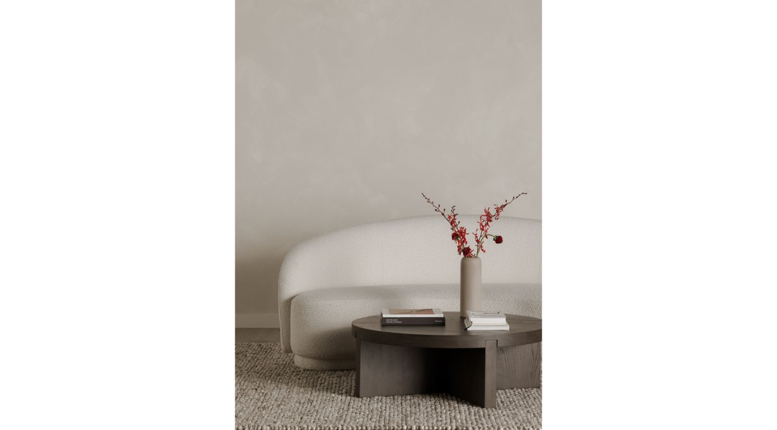 Folke Round Coffee Table- Dark Brown - Image 7