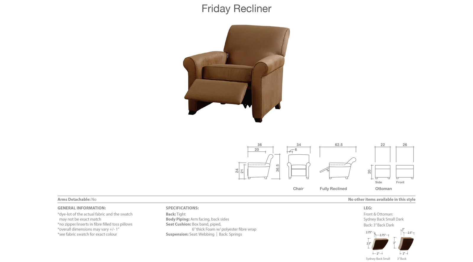 Friday Recliner Chair - Image 3