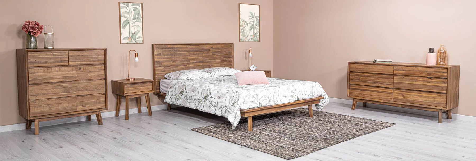 Gianni Bed- Warm Pecan - Image 6