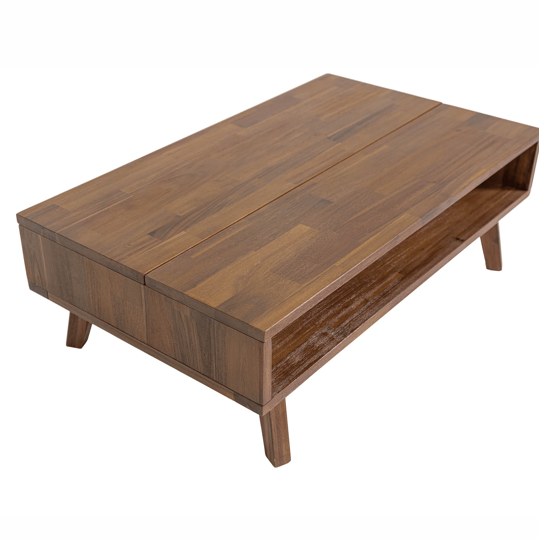 Gianni Coffee Table W/ Lift Top- Warm Pecan - Image 5