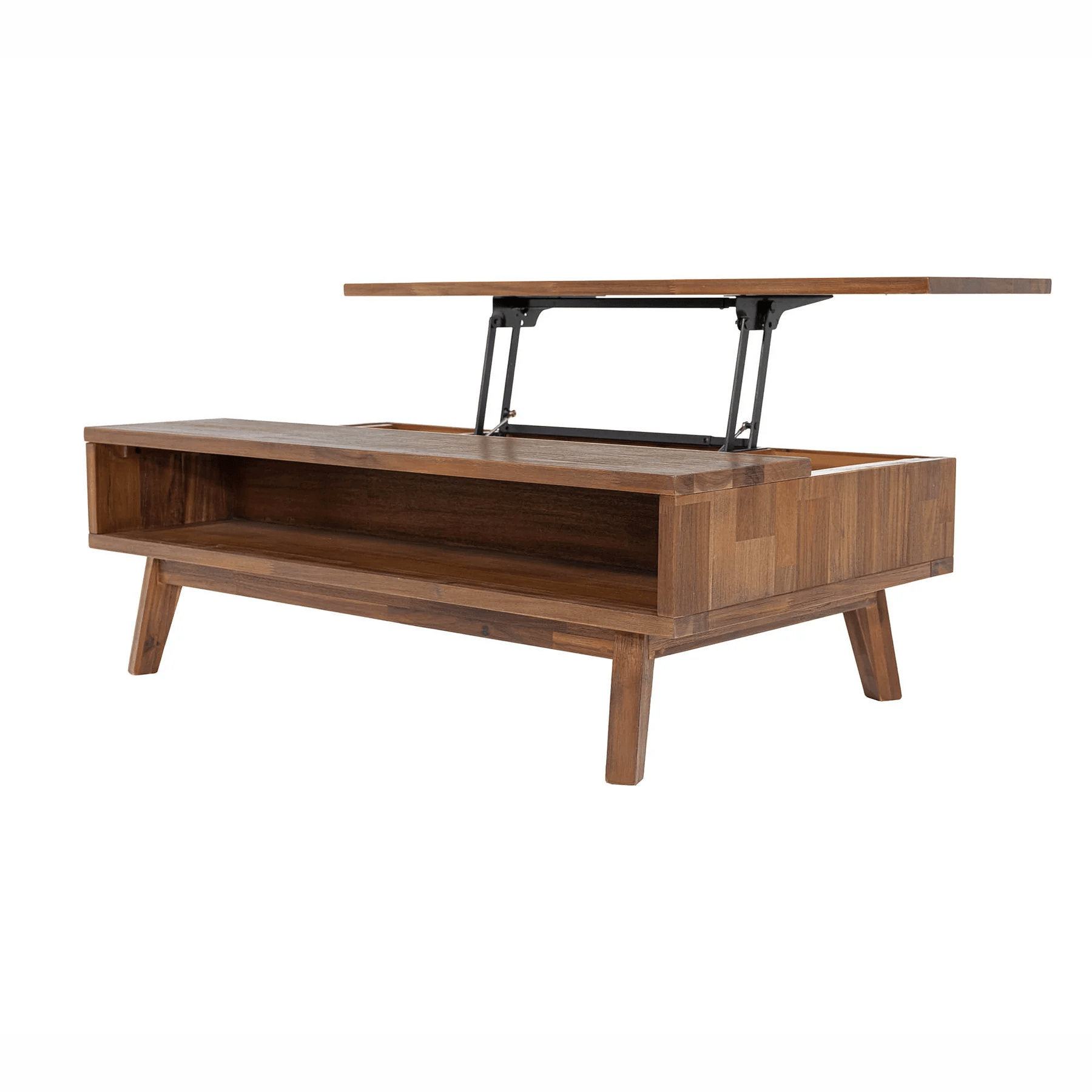 Gianni Coffee Table W/ Lift Top- Warm Pecan - Image 11