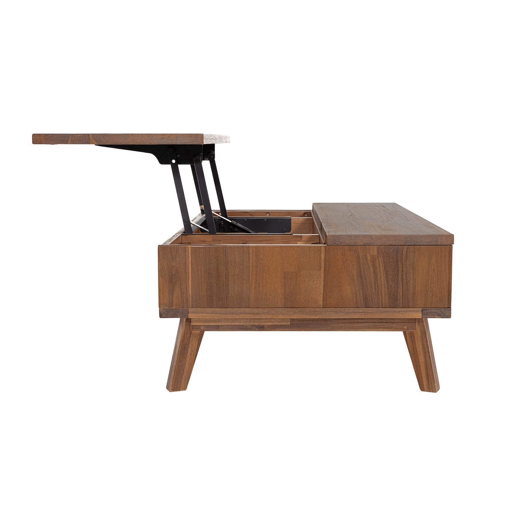 Gianni Coffee Table W/ Lift Top- Warm Pecan - Image 7