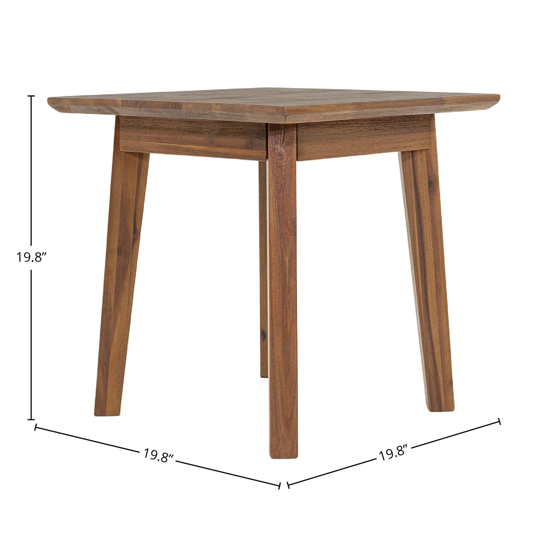 Gianni Side Table- Warm Pecan - Image 2