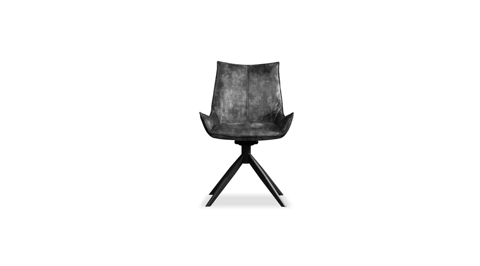 Giulia Swivel Dining Chair Anthracite - Image 5
